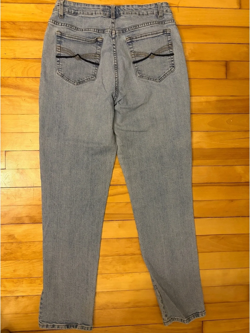Vintage Faded Glory Classic Light Wash Jeans- Estimated Size 10